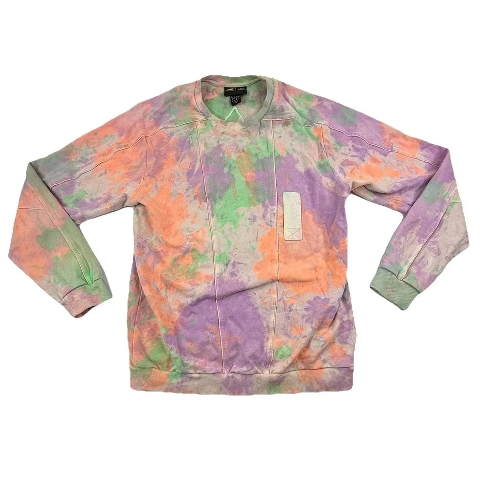 Pharrell Williams x Adidas Hu Holi Crew Neck Sweatshirt Tie Dye Men's Medium